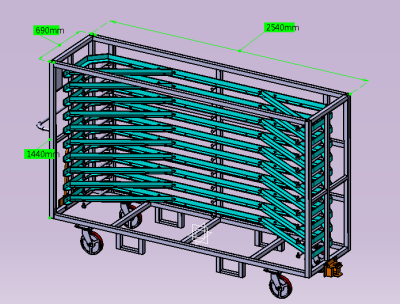 防护网支架器具