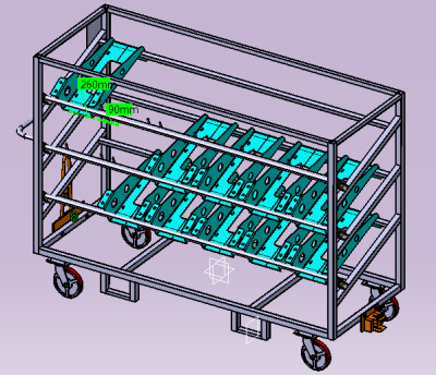 箱式灭火器支架器具